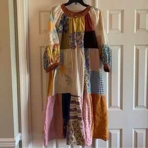 Honeybea Heilroom Patchwork Dress, one-of-a-kind, NWOT, OS